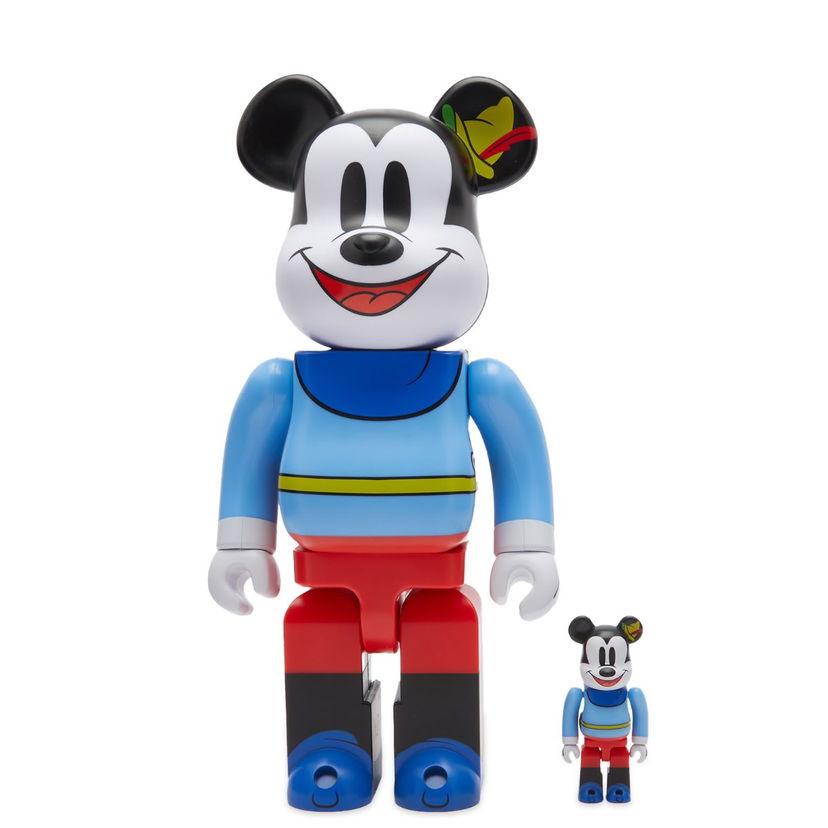 Samlarobjekt Medicom Toy Mickey Mouse Brave Little Tailor Be@rbrick in Multi 100%/400% Blå | 4530956607894