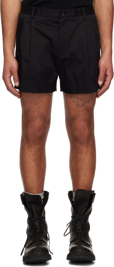 Shorts Dolce & Gabbana Dolce&Gabbana Cotton Gabardine Shorts Svart | GP0X9TFUFNV, 0
