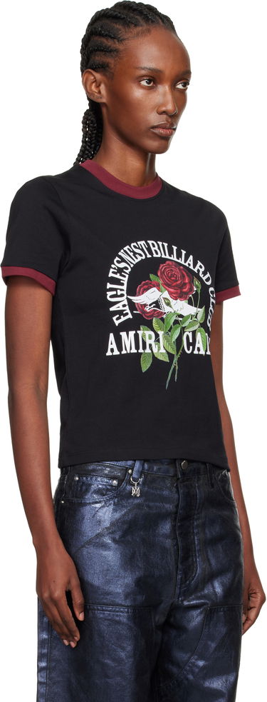 T-shirt AMIRI 'Eagle' Ringer T-shirt Svart | AWJYTE1082, 1
