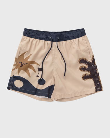 Badkläder Edmmond Studios Yin Yang Sun Swim Shorts Beige | 125-70-18060, 1