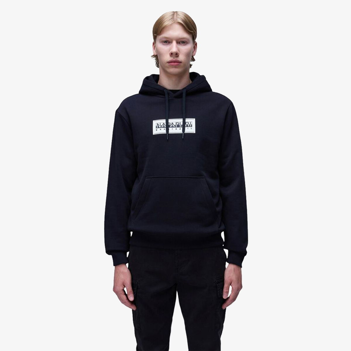 Sweatshirt Napapijri Black Logo Hoodie Svart | NP0A4I190411, 0