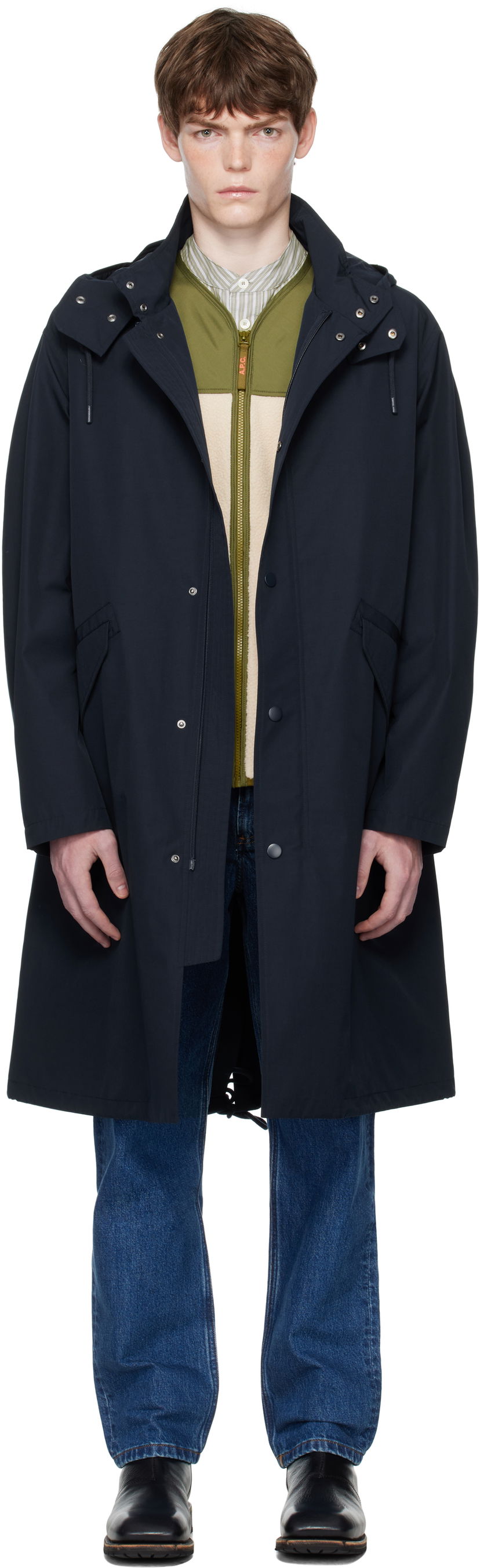 Parkas A.P.C. A.P.C. Antonin Parka Mörkblå | PSAJB-M30202