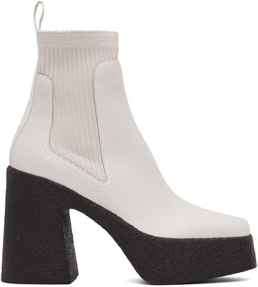 Sneakers och skor Stella McCartney Skyla Heeled Sock Boots Vit | 810440E00195, 0