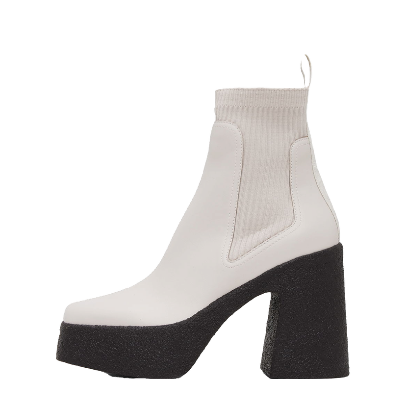 Sneakers och skor Stella McCartney Skyla Heeled Sock Boots Vit | 810440E00195
