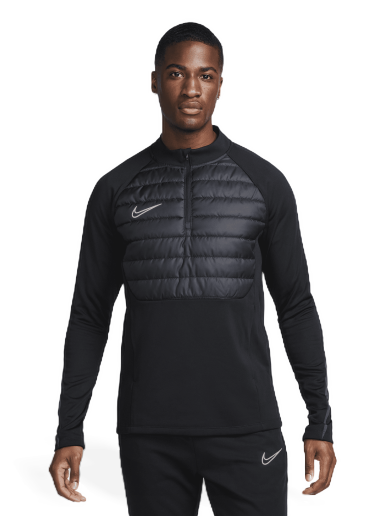 Sweatshirt Nike Academy Winter Warrior Therma-FIT 1/2-Zip Soccer Top Svart | FB6816-010