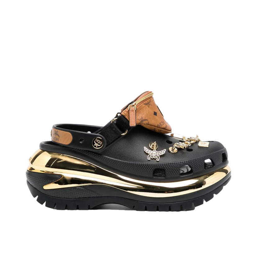 Sneakers och skor Crocs MCM x Mega Crush Clog "Belt Bag Bracelet Black" Svart | 209357-001