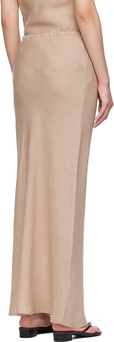 Kjol Baserange Baserange Dydine Maxi Skirt Beige | SKDY-LI-SU25, 2
