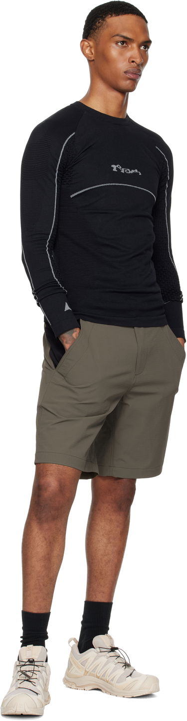 T-shirt ROA Seamless Long Sleeve T-Shirt Svart | RBMW0406YA49, 3