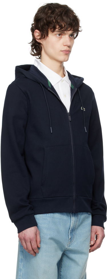 Sweatshirt Lacoste Zip-Up Hoodie Mörkblå | SH9626_166, 1
