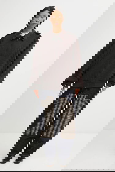 Bomberjacka Maison Margiela MM6 Maison Margiela Wool Jacket Transitional Oversize Brun | S62AN0169.M35635.002F, 6