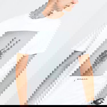 T-shirt Urban Classics Peace Sign Tee Vit | MT1501 White, 2