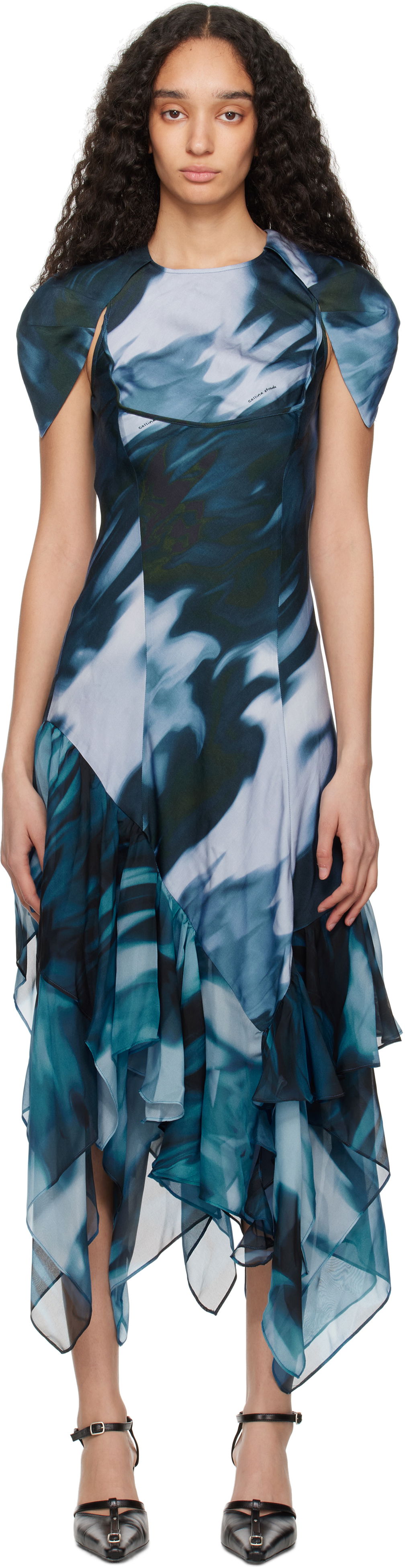 Klä Collina Strada Collina Strada Hillary Maxi Dress Blå | XX4005, 0