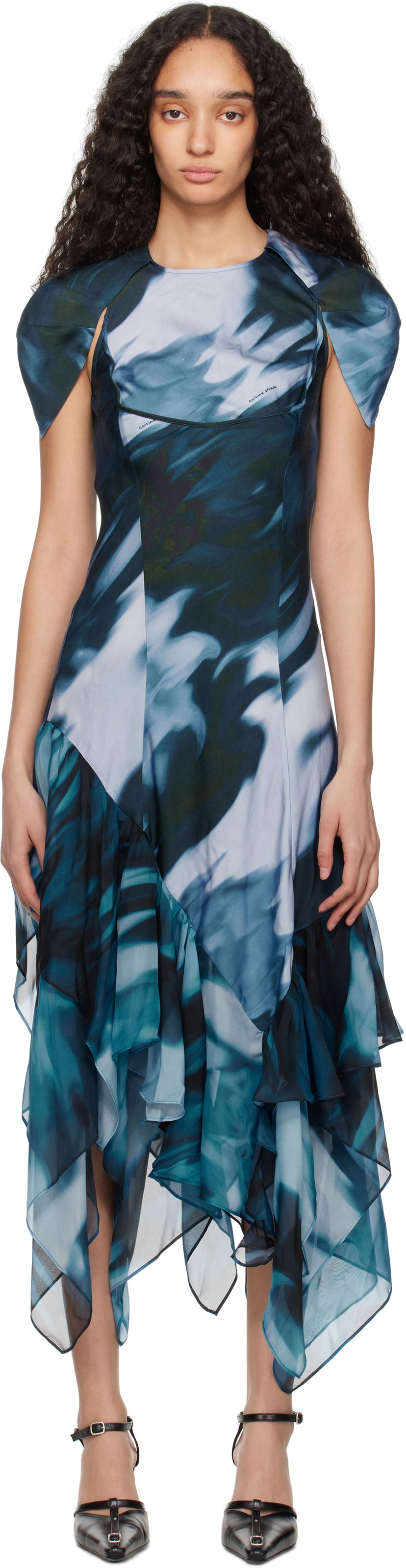 Klä Collina Strada Collina Strada Hillary Maxi Dress Blå | XX4005