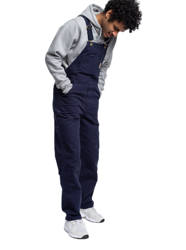Byxor och jeans Carhartt WIP Bib Overall Mörkblå | I026462