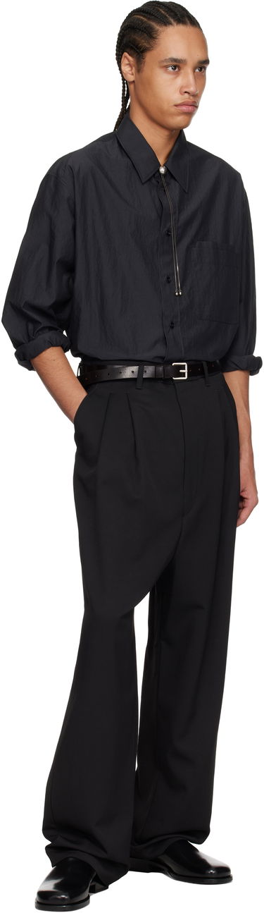 Skjorta LEMAIRE Lemaire Double Pocket Shirt Svart | SH1157 LF1399, 4