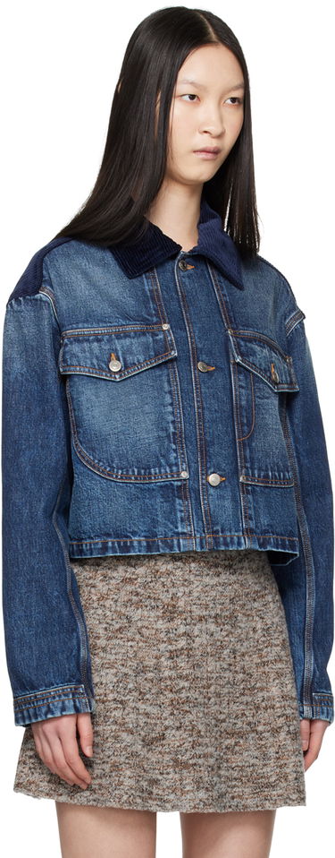 Rockar Stella McCartney Denim Jacket with Collar Blå | 6D02903SPH82, 1