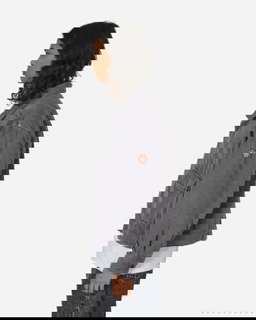 Jacka Cav Empt Overdye Brushed Cotton Button Jacket Charcoal Grå | CES25JK12 CHCL, 2