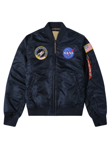 Jacka Alpha Industries MA-1 VF NASA Svart | 166107-07