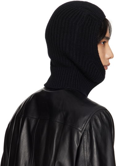 Hatt Rick Owens Rick Owens Concordians Sphinx Skull Balaclava Svart | RU02E1490 KWV, 2