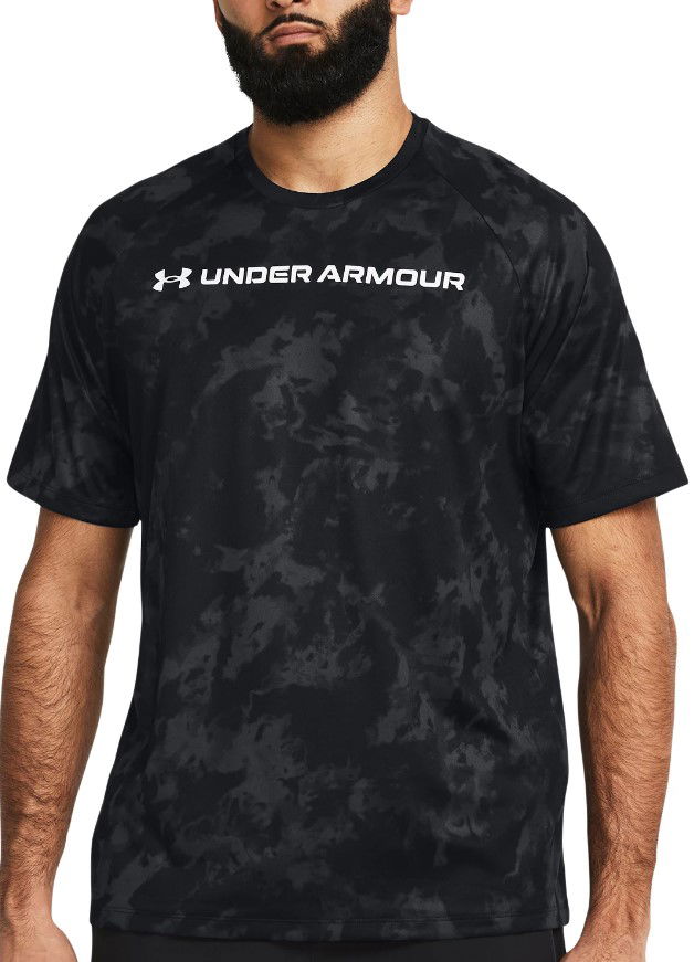 T-shirt Under Armour UA TECH ABC CAMO SS-BLK Svart | 1361698-001