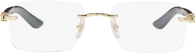 Solglasögon Cartier Rectangular Glasses Svart | CT0453O-001