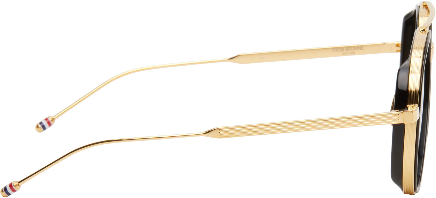 Solglasögon Thom Browne Thom Browne Aviator Sunglasses Metallisk | UES929A-G0003, 1