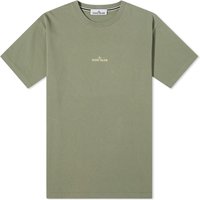 T-shirt Stone Island Camo One Badge Print T-Shirt Grön | 80152RCE6-V0055, 1