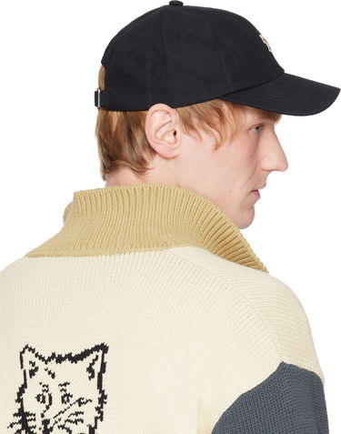 Keps MAISON KITSUNÉ Maison Kitsuné Baby Fox Baseball Cap Svart | OW06109WB0026, 2