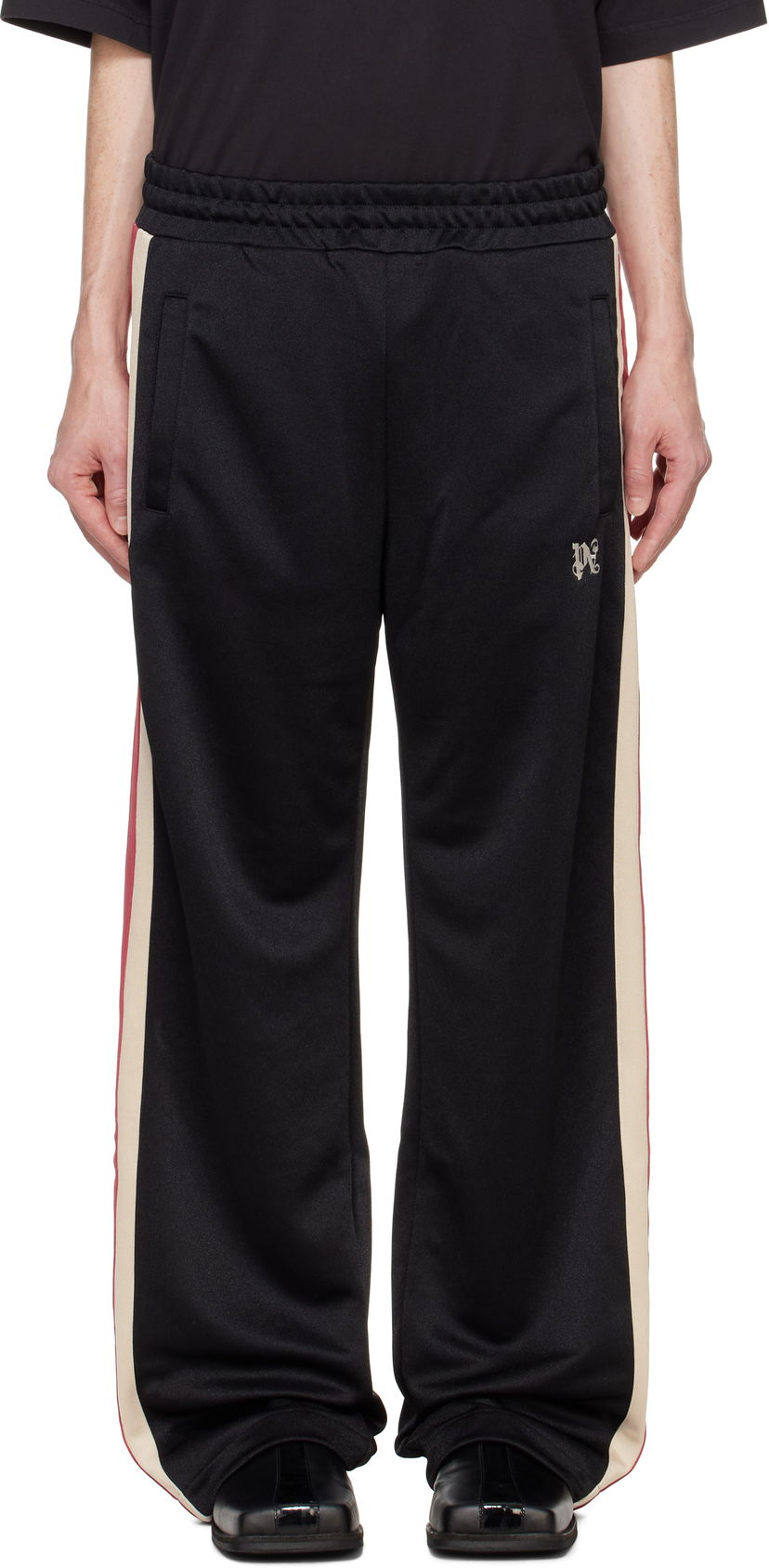 Träningsbyxor Palm Angels Track Pants Svart | PMCJ040F24FAB0011061