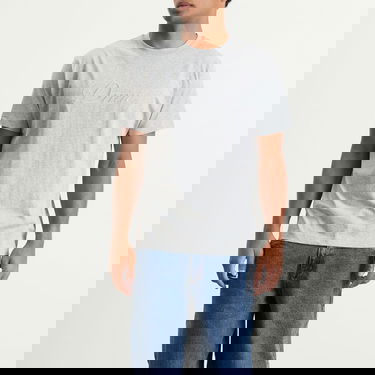 T-shirt Dime Dime Cursive T-Shirt, Size Large Grå | DIMEFA2574GRY, 2