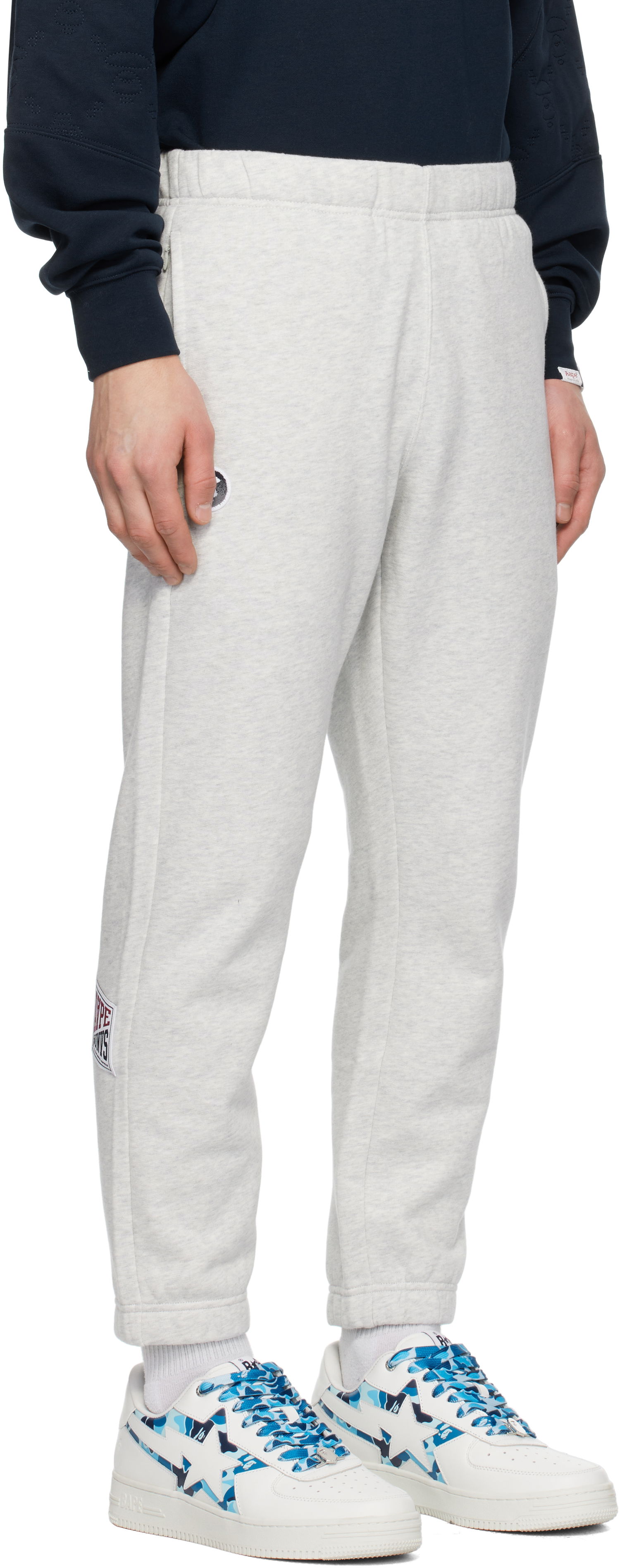 Träningsbyxor AAPE by A Bathing Ape AAPE by A Bathing Ape Main Sweatpants Grå | AAPPTMB638XANWH2, 1