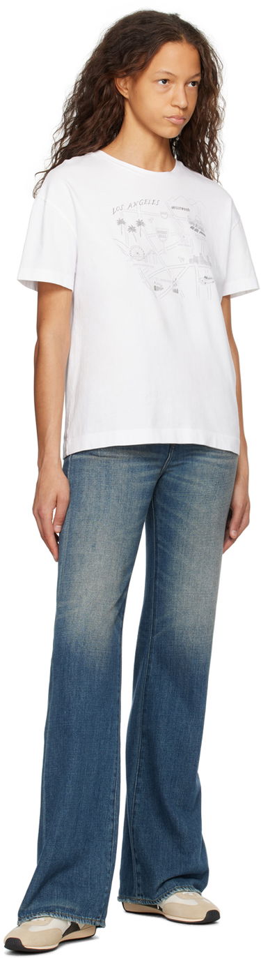 T-shirt rag & bone Mica City Graphic T-Shirt Vit | WCC24ST004MC04, 3