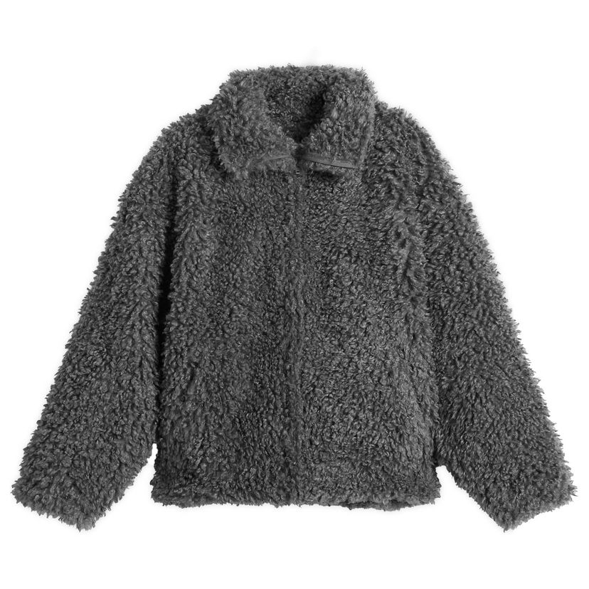 Jacka Acne Studios Felemmy Chunky Fleece Jacket, Size Large Grå | A90687-AFH