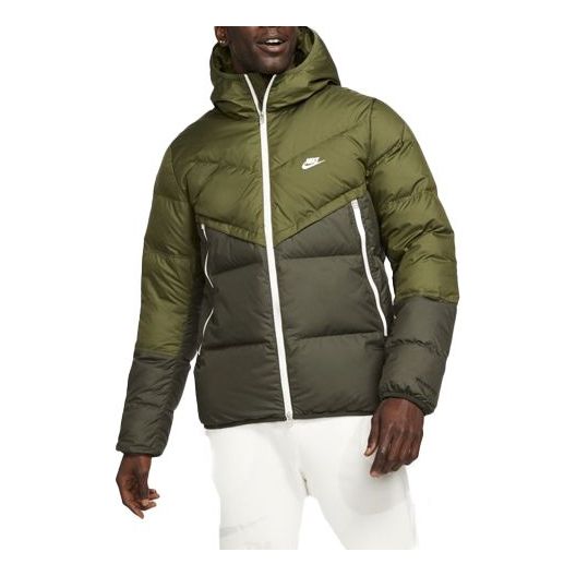 Pufferjacka Nike Sportswear Windrunner Hooded Jacket Grön | DD6796-326