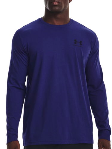 T-shirt Under Armour Sportstyle Left Chest Tee Mörkblå | 1329585-468, 0