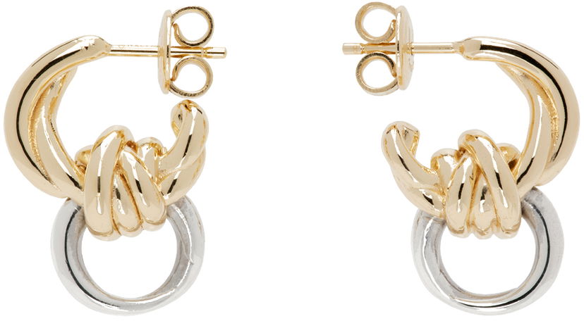 Örhängen Bottega Veneta Knot Earrings Metallisk | 795805 V507D