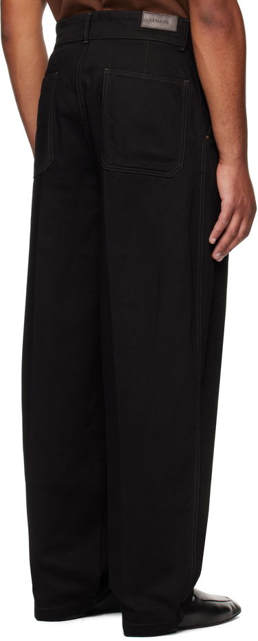 Jeans LEMAIRE LEMAIRE Maxi Barrel Workwear Jeans Svart | PA1261 LD1055, 2