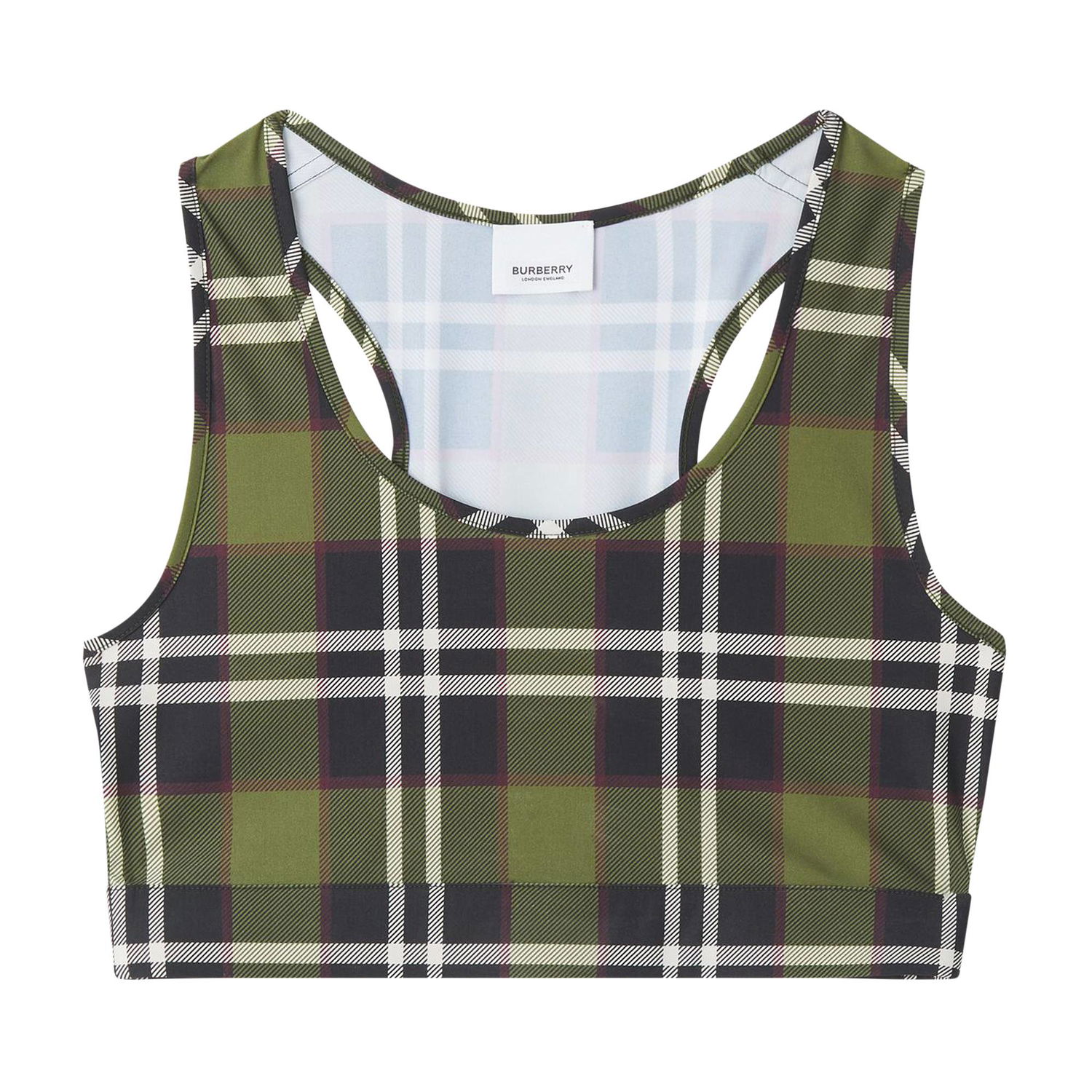 Crop top Burberry Vintage Check Crop Top Grön | 8055846, 1