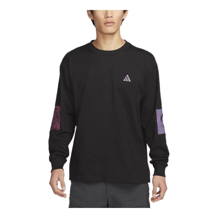 Sweatshirt Nike ACG ACG Graphic Long Sleeve T-Shirt Svart | DX9453-010