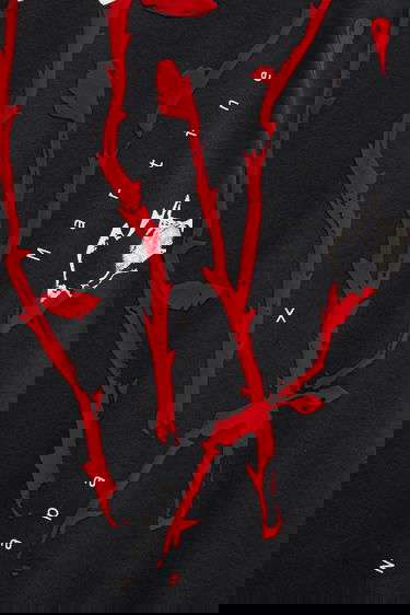 T-shirt Napapijri T-Shirt Napapijri x Martine Rose Rose Print Svart | NP0A4I569411, 5