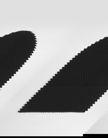 Mössa Dolce & Gabbana Dolce & Gabbana Knitted Wool and Cashmere Beanie Svart | FXQ19TJGME5N0000, 3