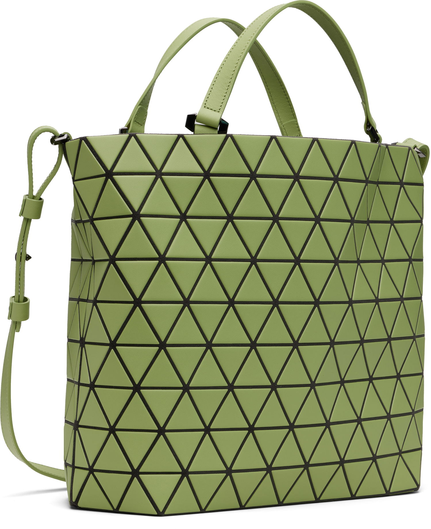 Tygpåse BAO BAO ISSEY MIYAKE BAO BAO Crystal Matte Geometric Tote Bag Grön | BB58AG311, 1