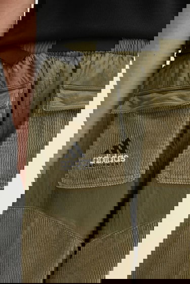 Cargo byxor adidas Originals Originals EQT Corduroy Cargo Trousers Grön | JY3459, 3
