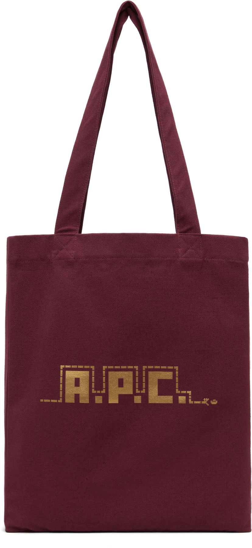 Tygpåse A.P.C. Burgundy Lou Tote Bag Bourgogne | COHHN-M67001