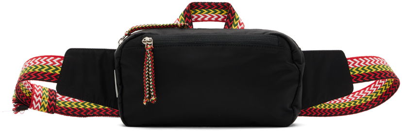 Midjeväska LANVIN Wake Curb Pouch Svart | LM-BGIB01-DAVI-P23