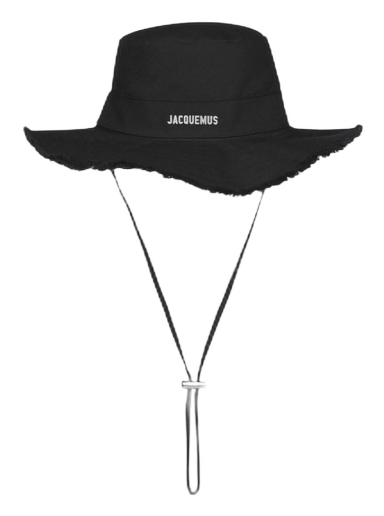 Hatt Jacquemus Bob Artichaut Large Brim Svart | 213AC002-5001-990