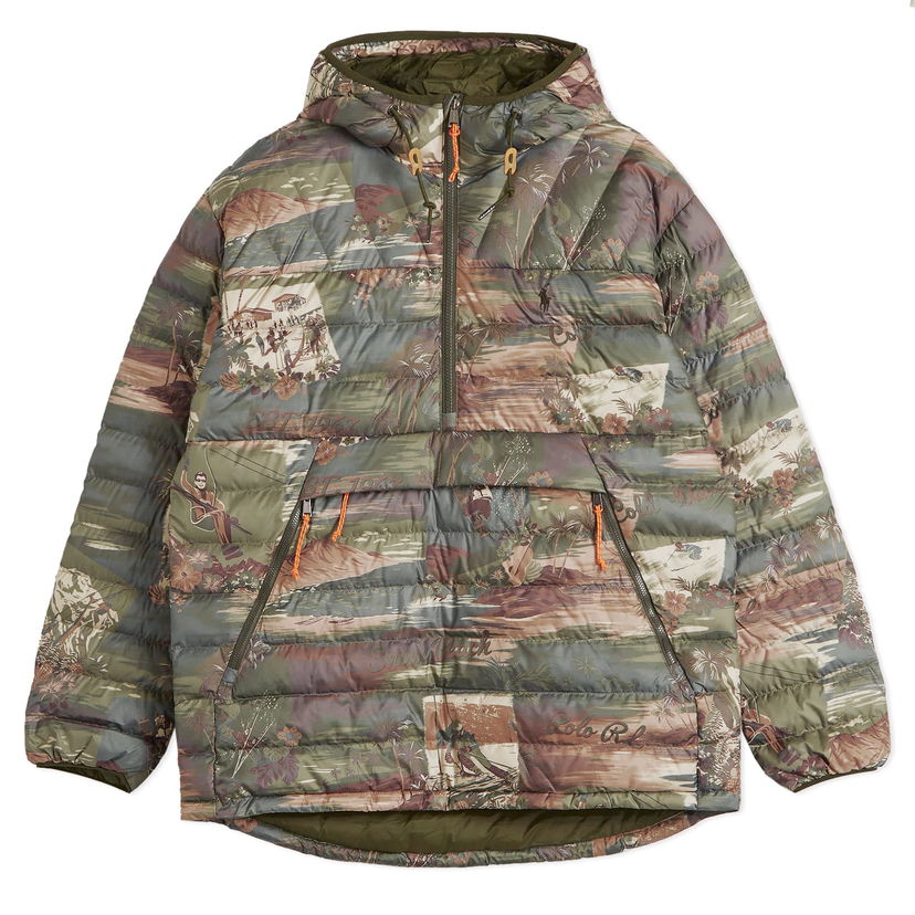 Pufferjacka Polo by Ralph Lauren Ralph Lauren Ski Scenic Ripstop Half Zip Jacket Flerfärgad | 710955637001