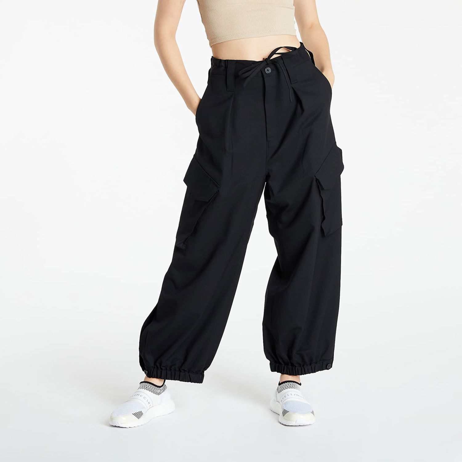 Cargo byxor Y-3 Classic Refined Wool Stretch Cargo Pants Svart | GV2794, 0