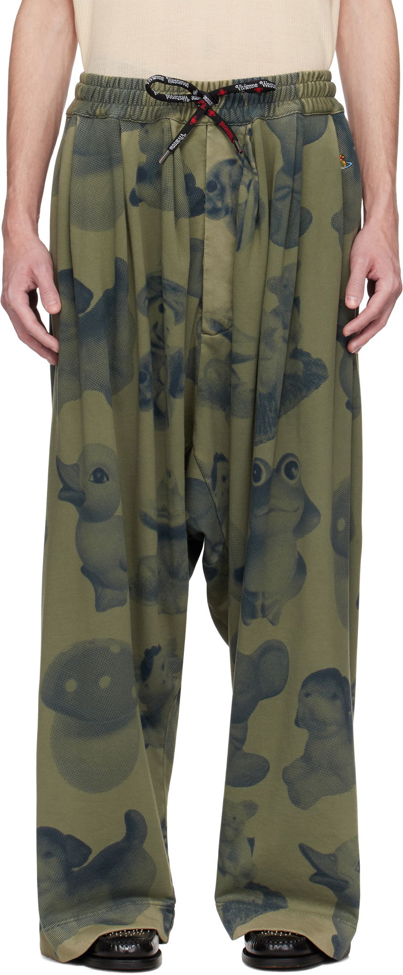 Träningsbyxor Vivienne Westwood Vivienne Westwood Balloon Sweatpants Grön | 3J01000U-J009H-
