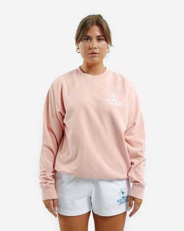 Sweatshirt Sporty & Rich Gymnastics Crewneck Rosa | CR481RO, 1